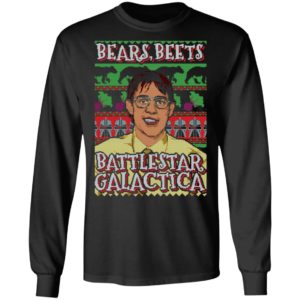 Bears Beets Battlestar Galactica Ugly Christmas Shirt