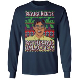 Bears Beets Battlestar Galactica Ugly Christmas Shirt