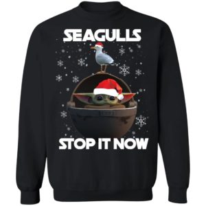Star Wars Baby Yoda Seagulls Stop It Now Shirt image Star Wars Baby Yoda Seagulls Stop It Now Shirt
