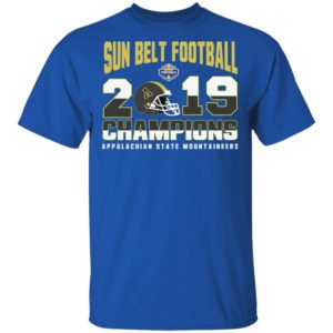Appalachian State Mountaineers Sun Belt Football Champions Shirt