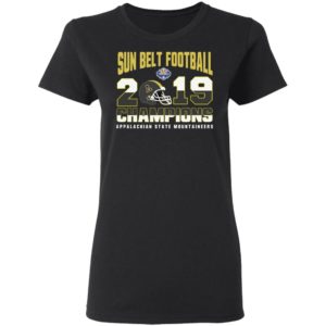Appalachian State Mountaineers Sun Belt Football Champions Shirt