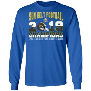 Appalachian State Mountaineers Sun Belt Football Champions Shirt