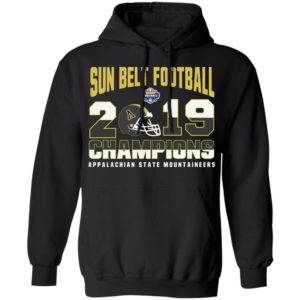 Appalachian State Mountaineers Sun Belt Football Champions Shirt