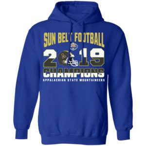 Appalachian State Mountaineers Sun Belt Football Champions Shirt
