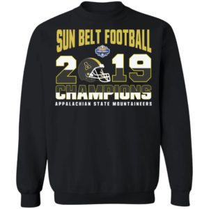 Appalachian State Mountaineers Sun Belt Football Champions Shirt