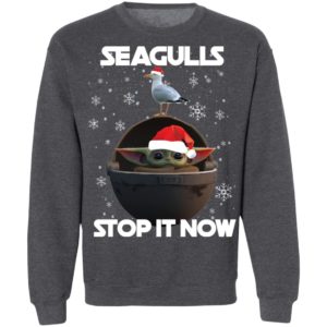 Star Wars Baby Yoda Seagulls Stop It Now Shirt image Star Wars Baby Yoda Seagulls Stop It Now Shirt