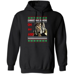 Old Joseph Joestar Oh My God Christmas Is Here Christmas Sweatshirt
