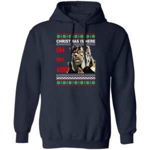 Old Joseph Joestar Oh My God Christmas Is Here Christmas Sweatshirt