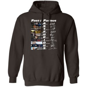 Fast And Furious Paul Walker Vin Diesel Tyrese Gibson Signatures Shirt