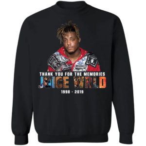 Thank You For The Memories Juice Wrld 1998 2019 Shirt