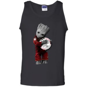 Baby Groot Hug Ajax Amsterdam Shirt image Baby Groot Hug Ajax Amsterdam Shirt