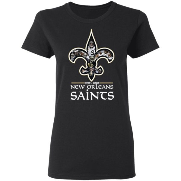 New Orleans Saints 2019 2020 Team Signatures Shirt