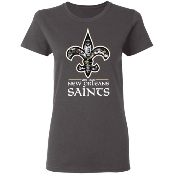 New Orleans Saints 2019 2020 Team Signatures Shirt