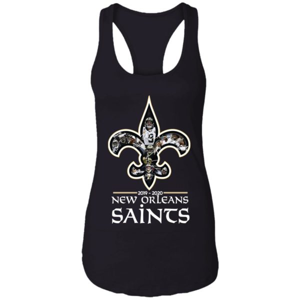 New Orleans Saints 2019 2020 Team Signatures Shirt