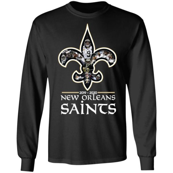 New Orleans Saints 2019 2020 Team Signatures Shirt