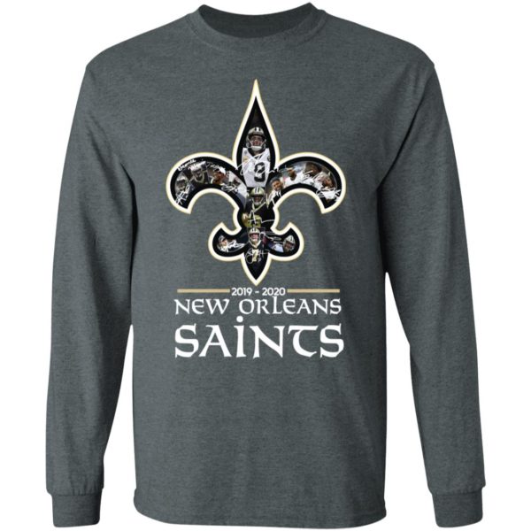 New Orleans Saints 2019 2020 Team Signatures Shirt