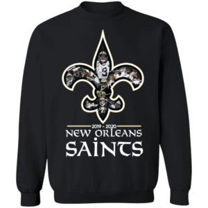 New Orleans Saints 2019 2020 Team Signatures Shirt image New Orleans Saints 2019 2020 Team Signatures Shirt