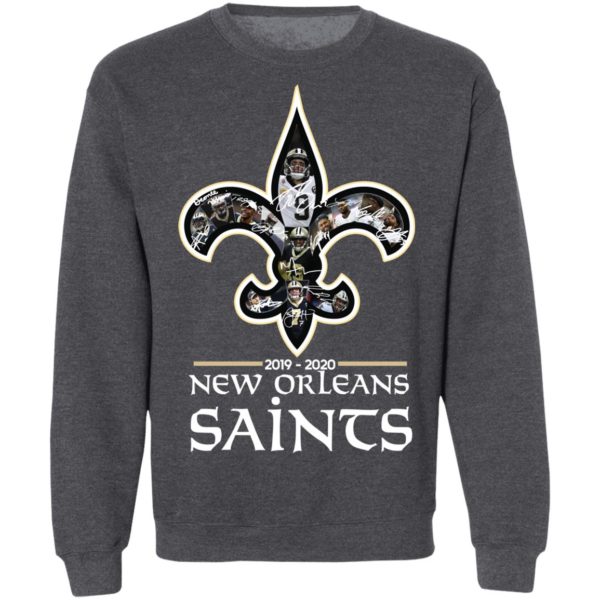 New Orleans Saints 2019 2020 Team Signatures Shirt