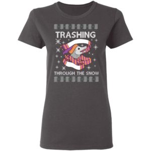 Trashing Through The Snow Ugly Christmas Shirt