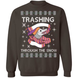 Trashing Through The Snow Ugly Christmas Shirt