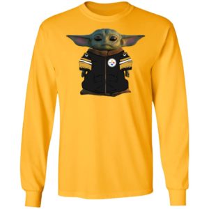 Baby Yoda Steelers Player Shirt