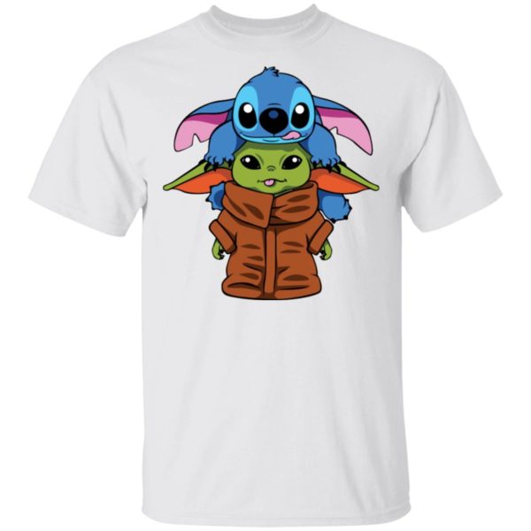 Baby Yoda and Baby Stitch Shirt