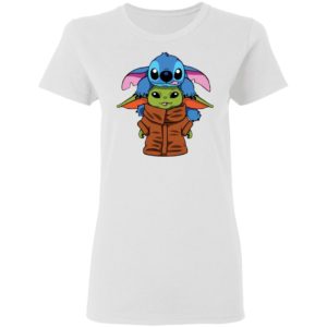 Baby Yoda and Baby Stitch Shirt image Baby Yoda and Baby Stitch Shirt