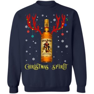 Christmas Spirit Reindeer Captain Morgan Whisky Sweatshirt