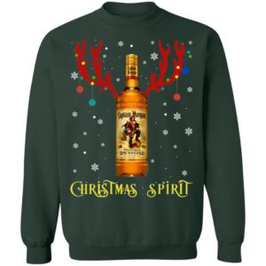 Christmas Spirit Reindeer Captain Morgan Whisky Sweatshirt