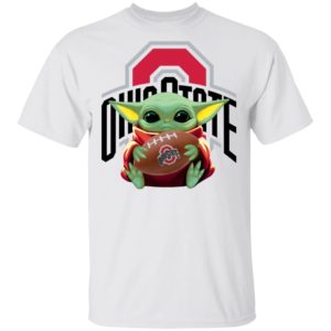 Baby Yoda Hug Ohio State Buckeyes Shirt