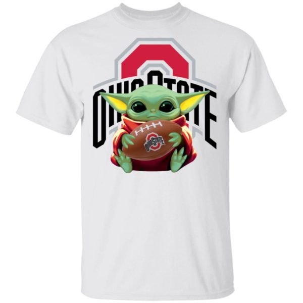 Baby Yoda Hug Ohio State Buckeyes Shirt