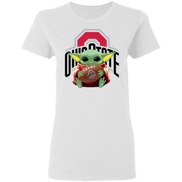 Baby Yoda Hug Ohio State Buckeyes Shirt