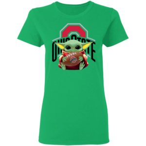 Baby Yoda Hug Ohio State Buckeyes Shirt