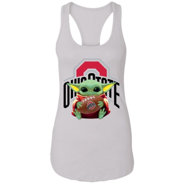 Baby Yoda Hug Ohio State Buckeyes Shirt