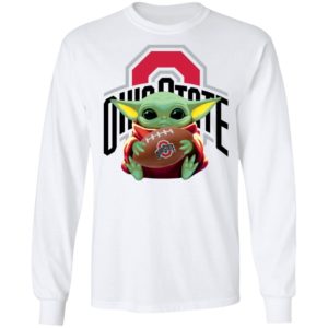 Baby Yoda Hug Ohio State Buckeyes Shirt