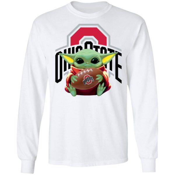 Baby Yoda Hug Ohio State Buckeyes Shirt