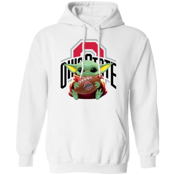 Baby Yoda Hug Ohio State Buckeyes Shirt