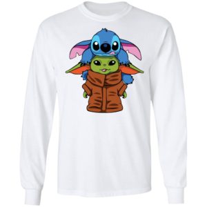 Baby Yoda and Baby Stitch Shirt image Baby Yoda and Baby Stitch Shirt