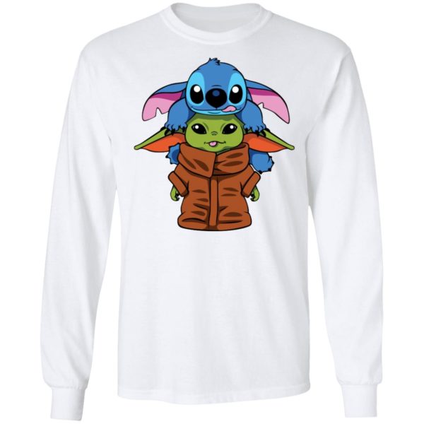 Baby Yoda and Baby Stitch Shirt