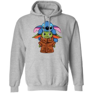 Baby Yoda and Baby Stitch Shirt image Baby Yoda and Baby Stitch Shirt