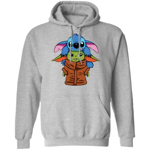 Baby Yoda and Baby Stitch Shirt