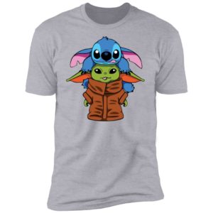 Baby Yoda and Baby Stitch Shirt image Baby Yoda and Baby Stitch Shirt
