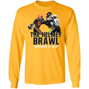 The Helmet Brawl Pittsburgh VS Cleveland Shirt image The Helmet Brawl Pittsburgh VS Cleveland Shirt