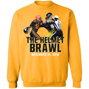 The Helmet Brawl Pittsburgh VS Cleveland Shirt image The Helmet Brawl Pittsburgh VS Cleveland Shirt
