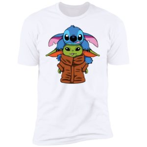 Baby Yoda and Baby Stitch Shirt image Baby Yoda and Baby Stitch Shirt