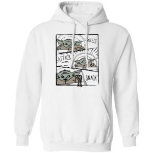 Star Wars Mandalorian Baby Yoda The Child Protect Attack Snack Shirt