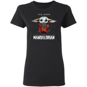 The Joker Baby Yoda The Mandalorian Shirt image The Joker Baby Yoda The Mandalorian Shirt