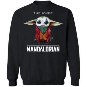 The Joker Baby Yoda The Mandalorian Shirt image The Joker Baby Yoda The Mandalorian Shirt