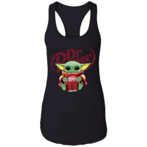 Baby Yoda Hug Dr Pepper Shirt image Baby Yoda Hug Dr Pepper Shirt
