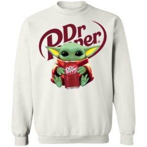 Baby Yoda Hug Dr Pepper Shirt image Baby Yoda Hug Dr Pepper Shirt